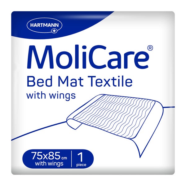 Molicare Bed Mat Textile 75x85 Cm Mit Flügel 1 St