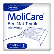 Molicare Bed Mat Textile 75x85 Cm Mit Flügel 1 St