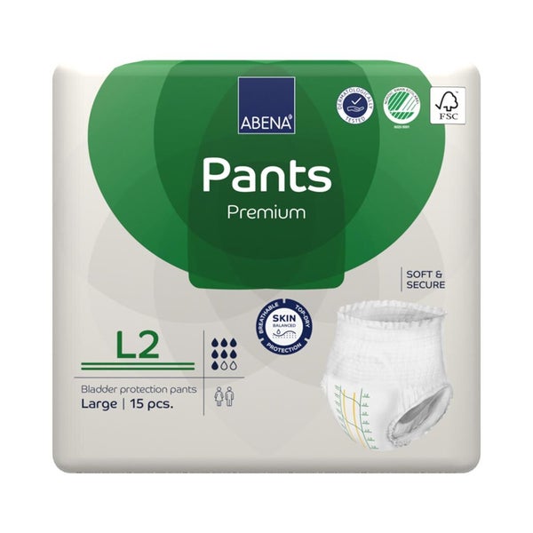 Abena Pants Premium Windelhosen Gr. L2, 1900 ml 15 St