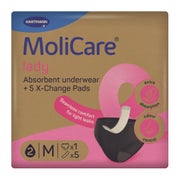 Molicare Lady Absorbent Underwear+5 Pads Gr.m 1 St