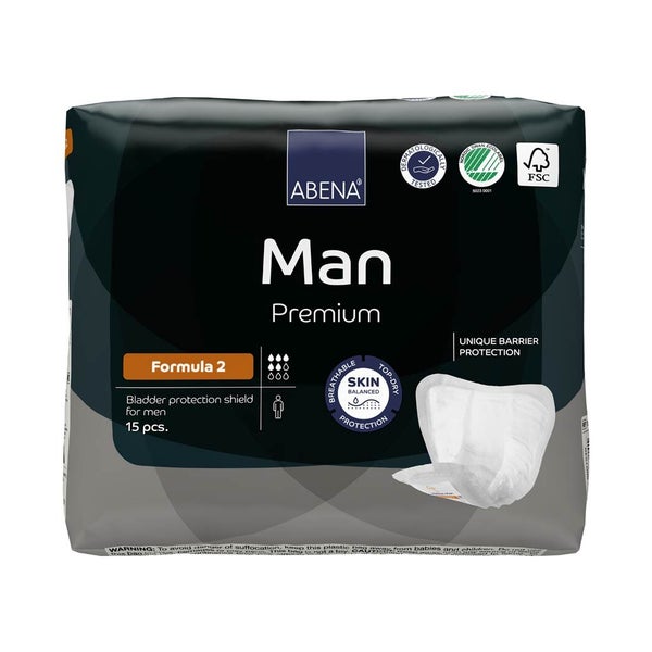 Abena Man Premium Formula 2 Inkontinenzeinlagen 15 St