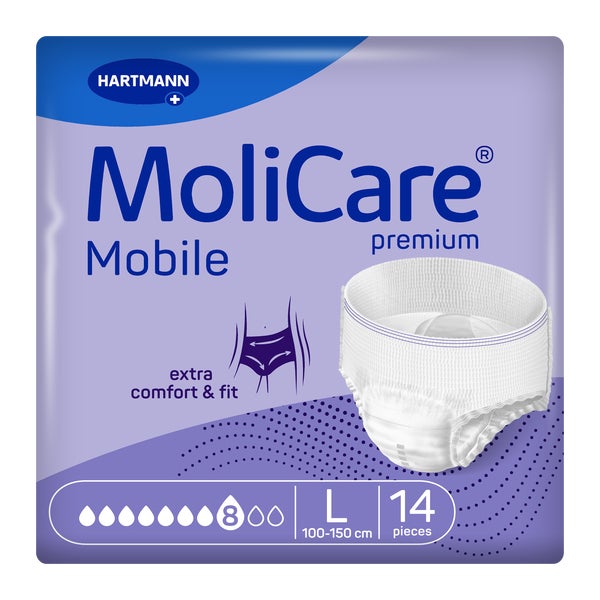 Molicare Premium Mobile 8 Tropfen Gr.l 14 St