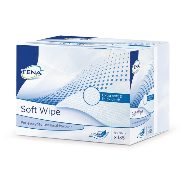 TENA Soft Wipes 135 Stück - 19 x 30 cm 135 St