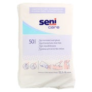 Produktabbildung: SENI Waschhandschuhe Unfoliert 50 St