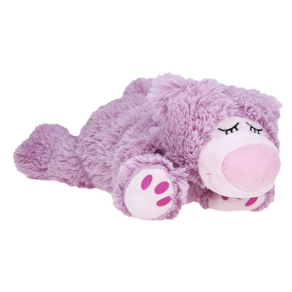 Warmies® Wärmekissen "Sleepy Bär lila" herausnehmbarer Lavendel-Korn-Füllung 1 St