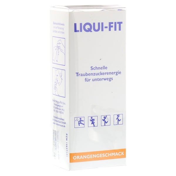 Liqui FIT Flüssige Zuckerlösung Orange B 12 St