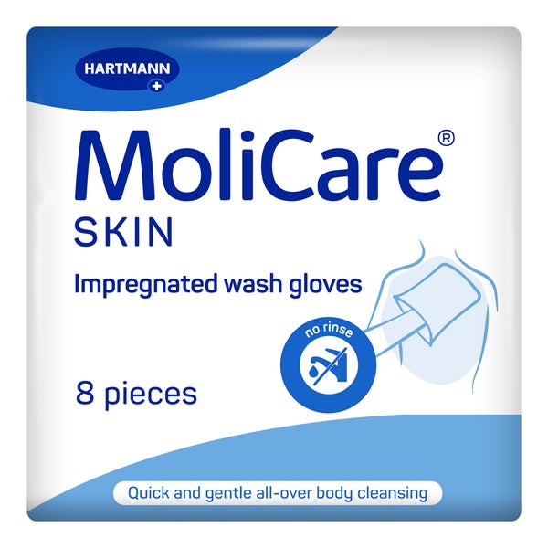 MoliCare Skin Feuchte Waschhandschuhe 8 St