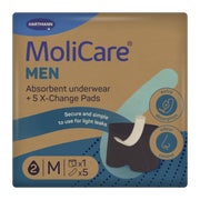 Molicare Men Absorbent Underwear+5 Pads Gr.m 1 St