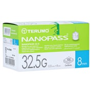 Terumo Nanopass 32,5 Pen Kanüle 0,22x8 m 100 St