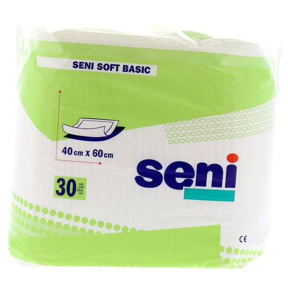 Seni Soft Basic 40 x 60 cm Bettschutzunterlagen Unisex 30er Pack 30 St