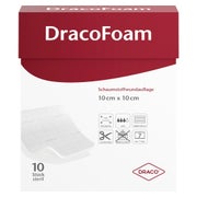 Dracofoam Schaumstoff Wundauflage 10x10 10 St