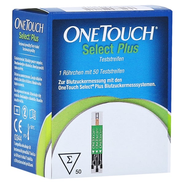 ONE Touch Select Plus Blutzucker Teststr 50 St