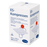 Hartmann ES-Kompressen unsteril 8- lagig 100 Stück - 7,5 x 7,5 cm / Einzelpackung 100 St