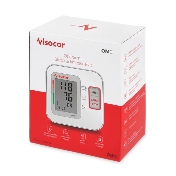Visocor Oberarm Blutdruckmessgerät OM60 1 St