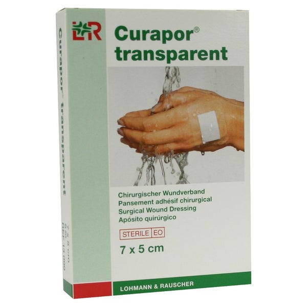 Lohmann Rauscher Curapor transparent Wundverband steril 5 Stück - 7 x 5cm 5 St