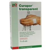 Lohmann Rauscher Curapor transparent Wundverband steril 5 Stück - 7 x 5cm 5 St