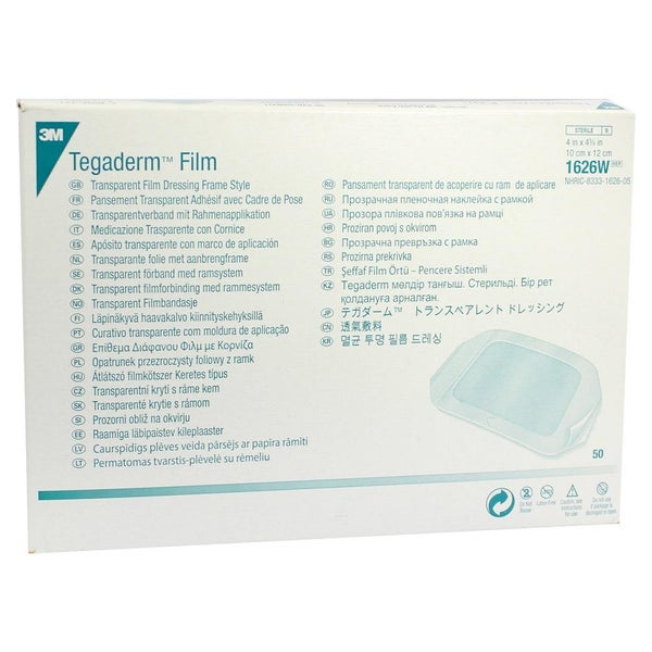 3M Tegaderm Film Transparentverband steril (100 Stck.) - 10 x 12 cm (50 Stck.) 50 St