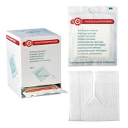 NOBA Schlitzkompressen steril 12- lagig 40 x 2 Stück - 10 x 10 cm 40X2 St