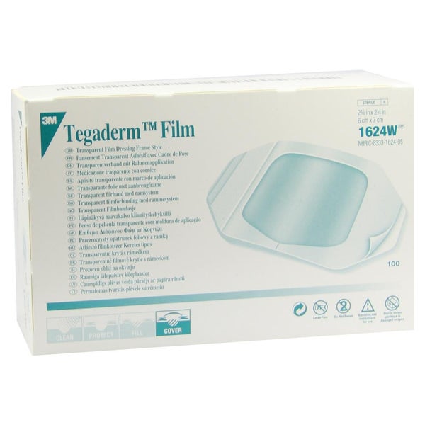 Tegaderm 3M Film 6x7 cm 1624W 100 St
