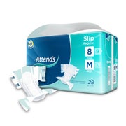 Attends Slip Regular 8 All-in-One Inkontinenzprodukt Medium, 28 Stück 28 St