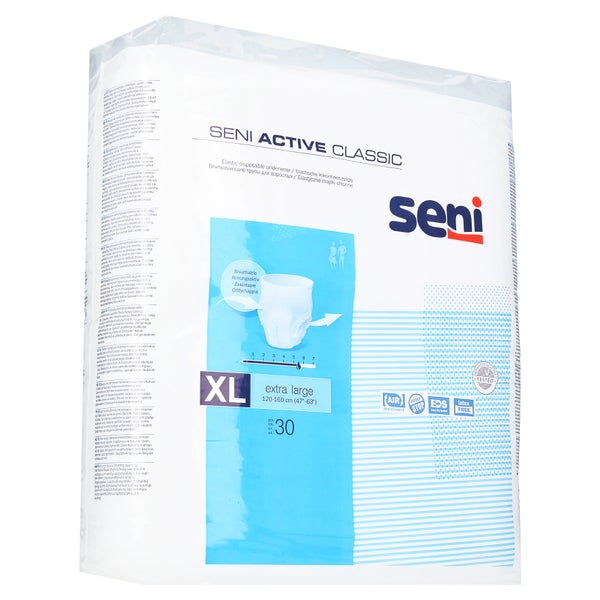 Seni Active Classic Windelhosen XL, 120 - 160 cm, 1550 ml 30 St