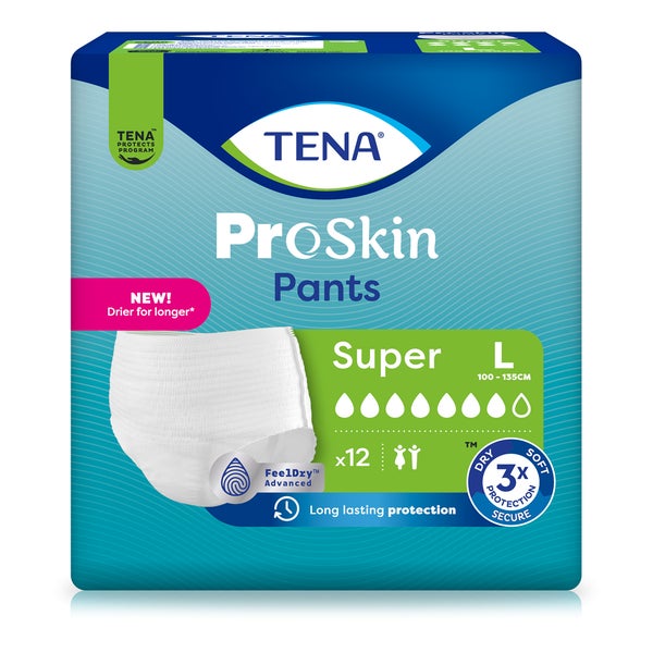 TENA ProSkin Pants Super L, 12 Stück 12 St