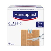 Hansaplast Classic Pflaster, 5m x 6cm – Wundpflaster 1 St