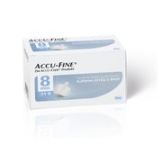 ACCU FINE sterile Nadeln 8 mm 100 St