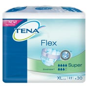TENA ProSkin Flex Super Inkontinenzvorlage mit Hüftbund XL, 30 Stück 30 St