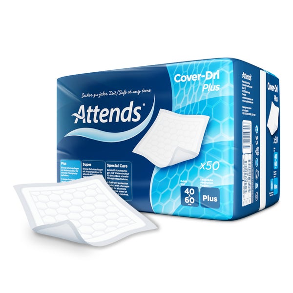 Attends Cover-Dri Plus Schutzunterlagen 40 x 60 cm 50 St