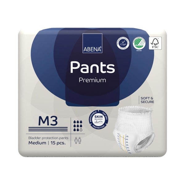 Abena Pants Premium Windelhosen Gr. M3, 2400 ml 15 St