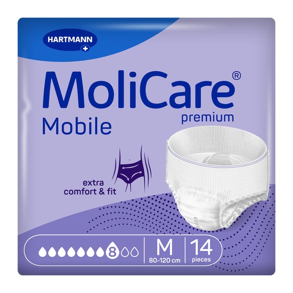 Molicare Premium Mobile 8 Tropfen Gr.m 14 St