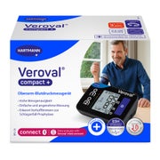 Veroval compact + Oberarm Blutdruckmessgerät schwarz 1 St