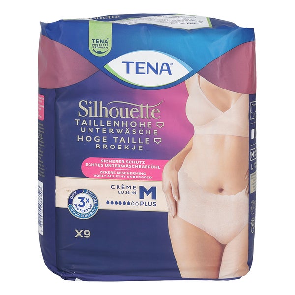 Tena Silhouette Plus Creme M Inkontinenz Pants 9 St