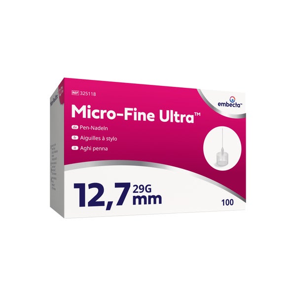 Micro-fine Ultra Pen-nadeln 12,7 Mm 100 St