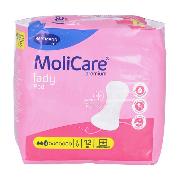 Molicare Premium Lady Pad 3 Tropfen 12 St